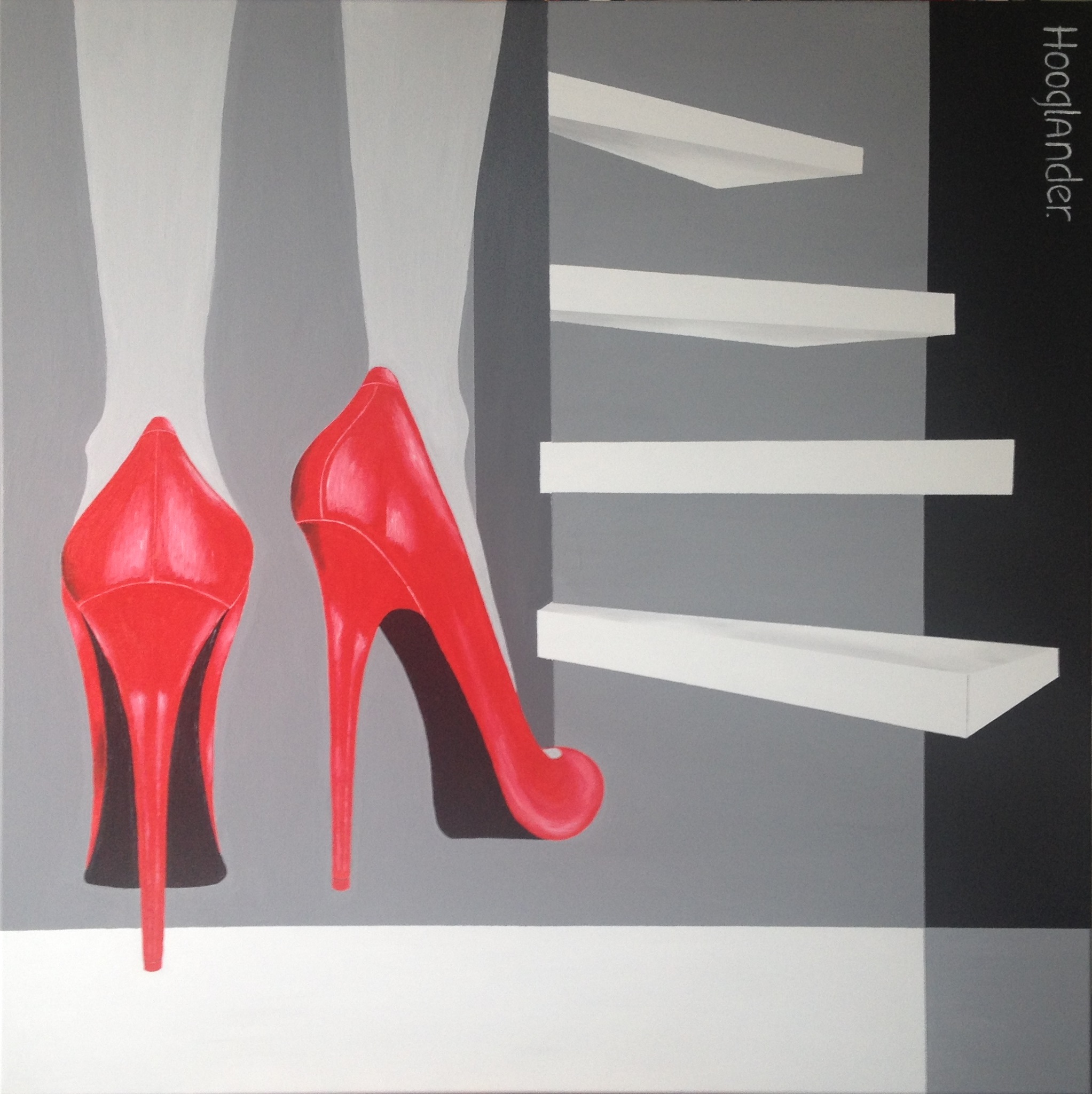 High Heels acryl 1x1 m