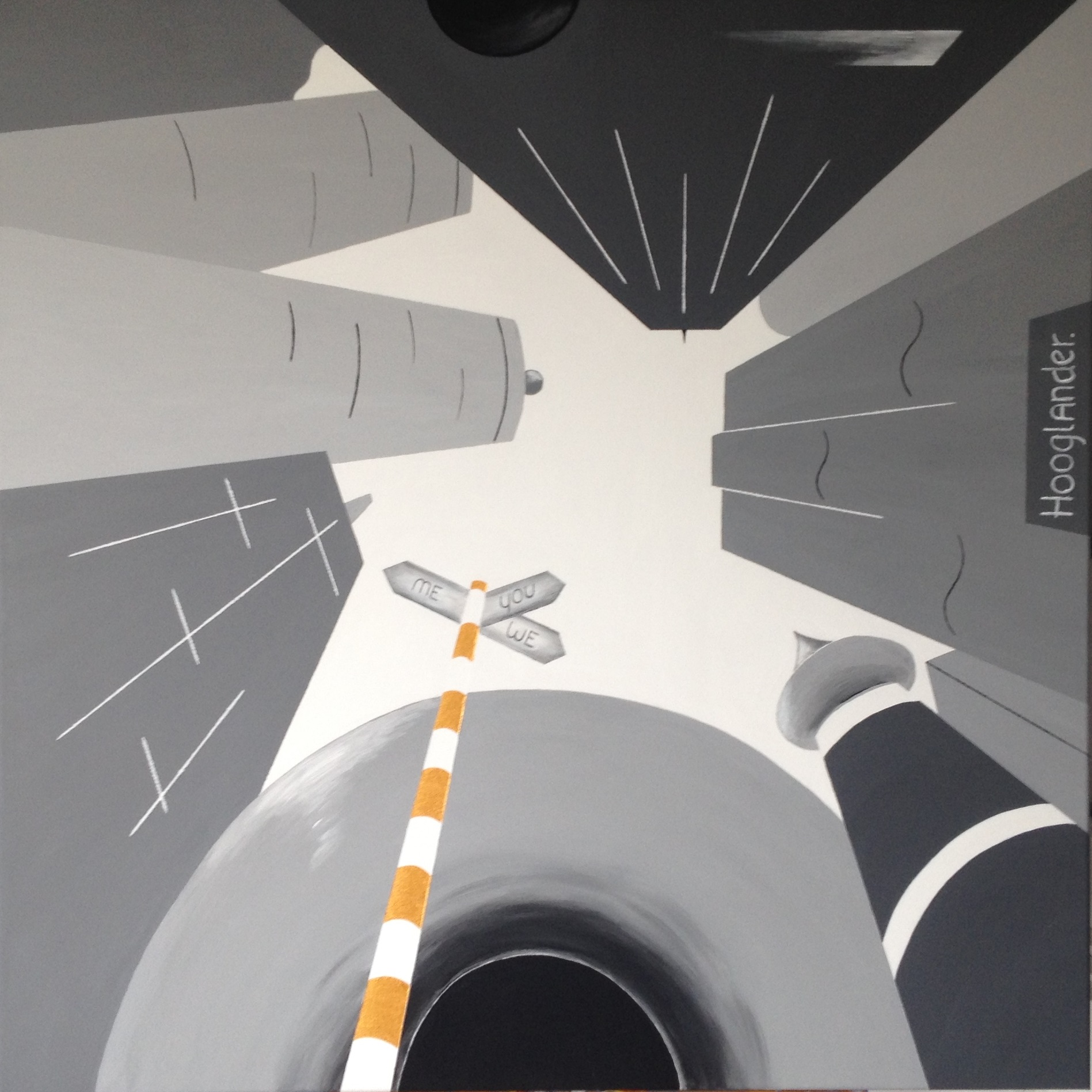 Me to You acryl 1x1 m