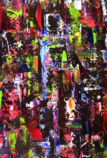 Africa - 1m x 80 cm - 575 euro hangt in de galerie