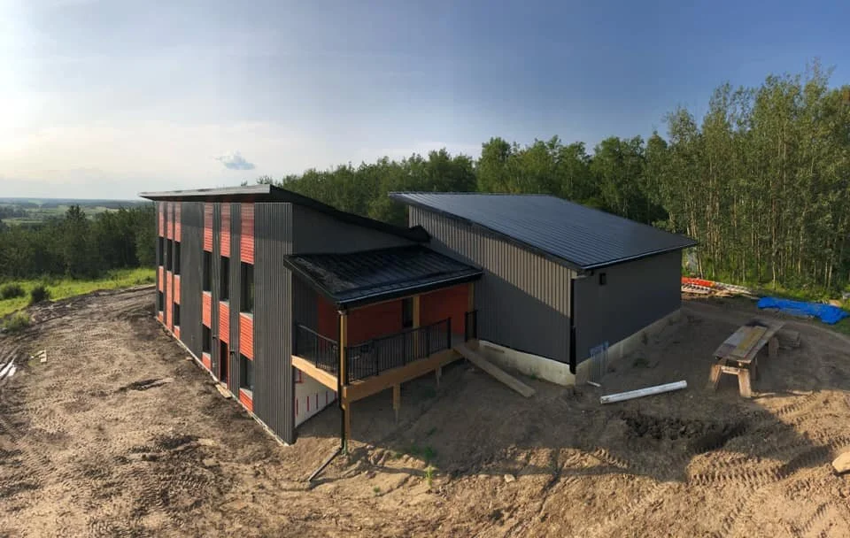 Sol Bakke Off-Grid Residence, near Onoway, AB. Credit - Butterwick C+C