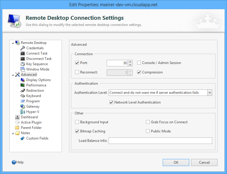 Some WLANs restrict your ports - so I configured my VM to listen to port 80