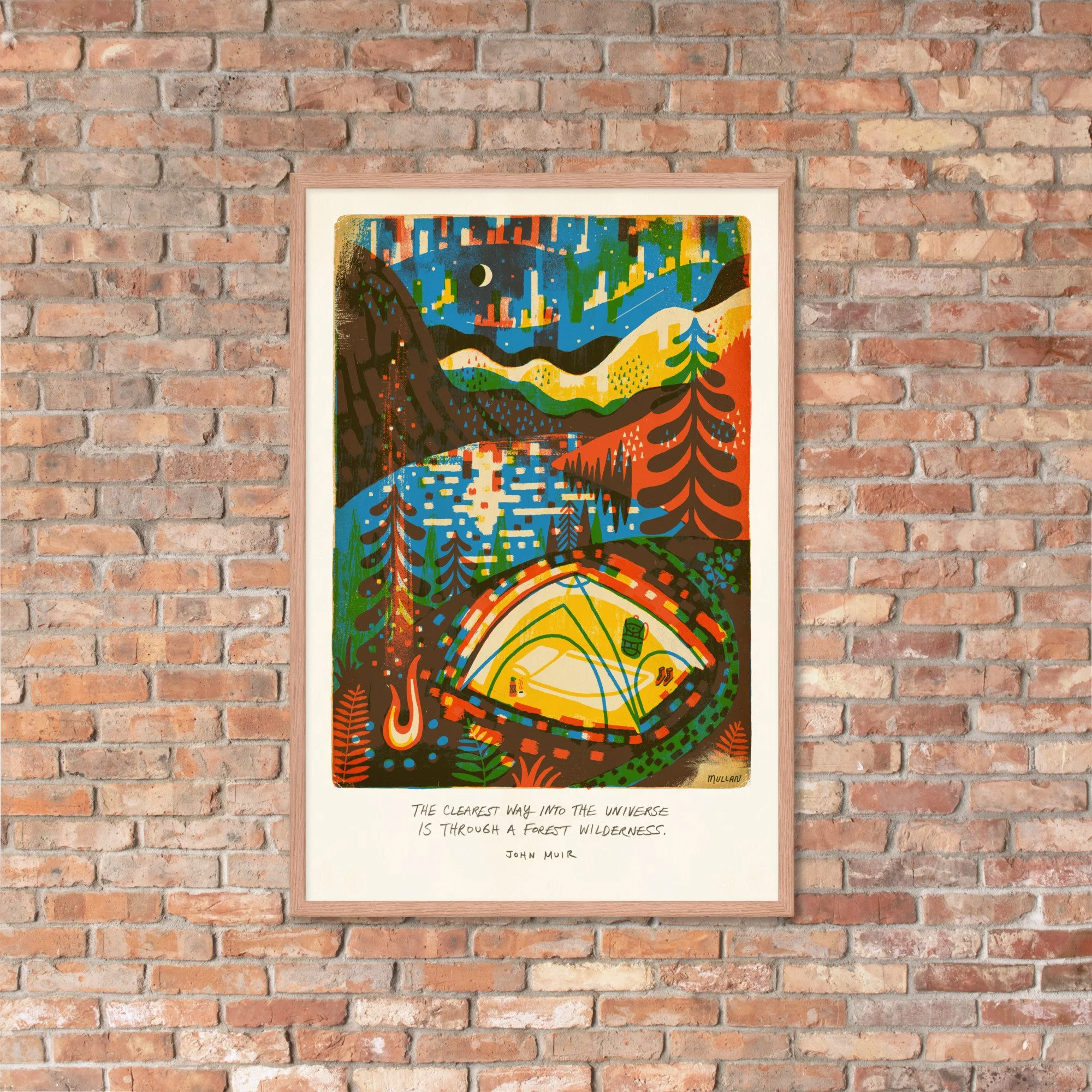 絵画　camp The Outdoor Adventure 