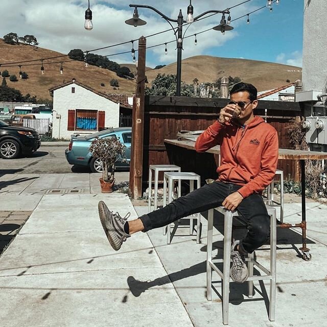 PATIO OPEN FRIDAY 🎉
all drinks still served to-go 
but we are happy to have you all enjoy coffee and stay for a bit outside for now! &bull; 
thanks @simerphoto for this pre-sip photo! 📸 #devoutcoffee