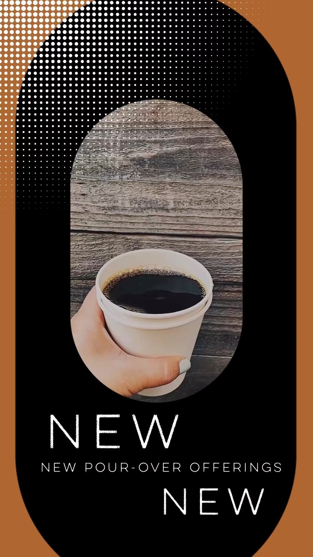 new pour over offerings ✨
available in Niles ☕️