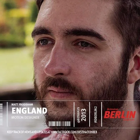 Matt Frodsham Motion Designer Portrait
