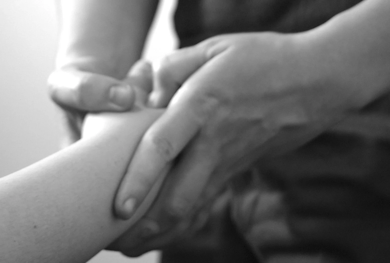 There are a lot of points in the muscles around the thumb that can benefit from massage. This is a photo of my actual hands doing massage on a person with actual hand pain.
