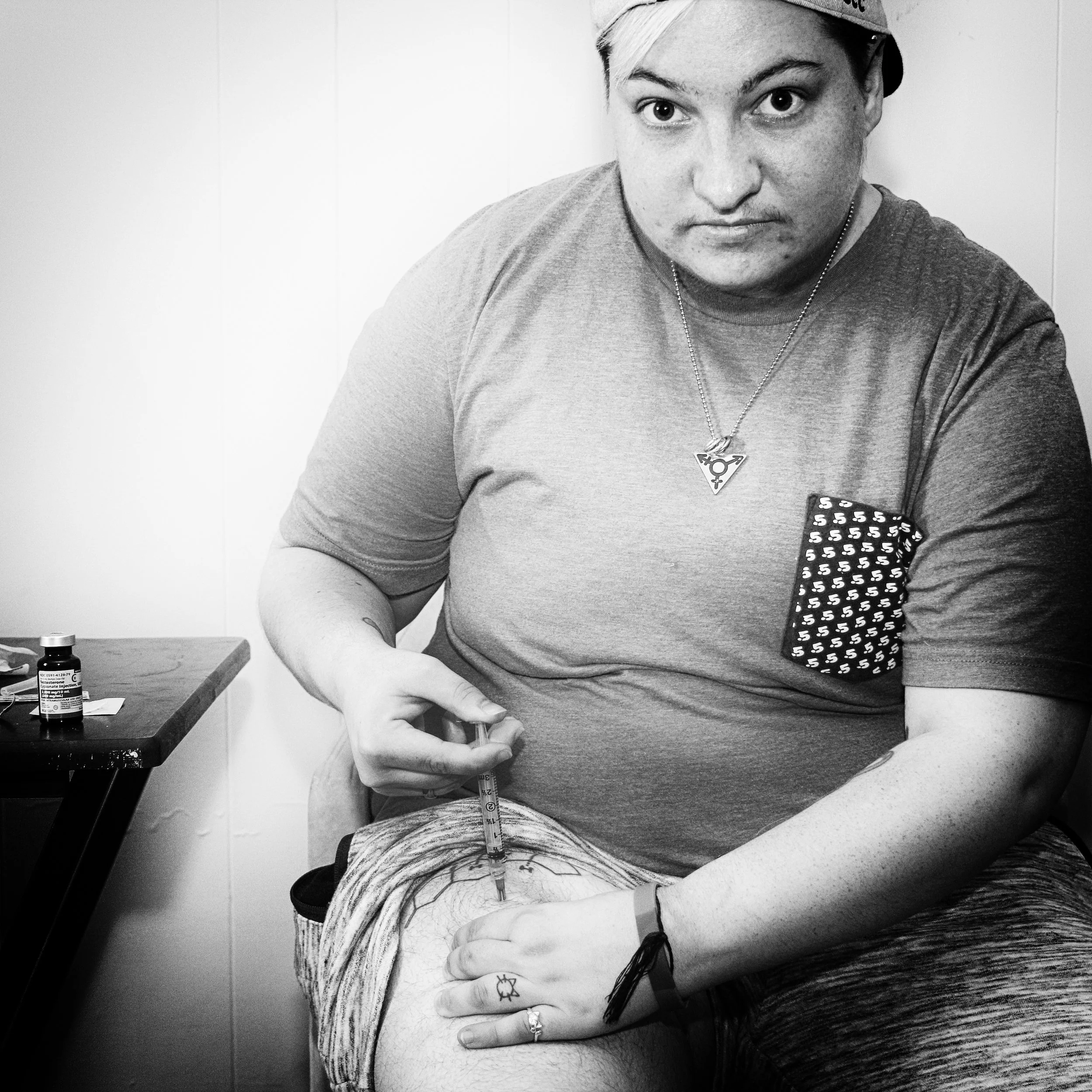 Ames – 26 – Non-binary Works in retail; loves to color and is a writer of poetry. Their goal is to achieve a master’s degree in Social work “There are more than two genders.”