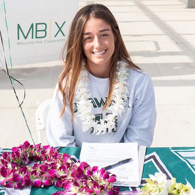 National signing day. It&rsquo;s official. Piper is playing softball at University of Hawaii. So proud of her hard work!!