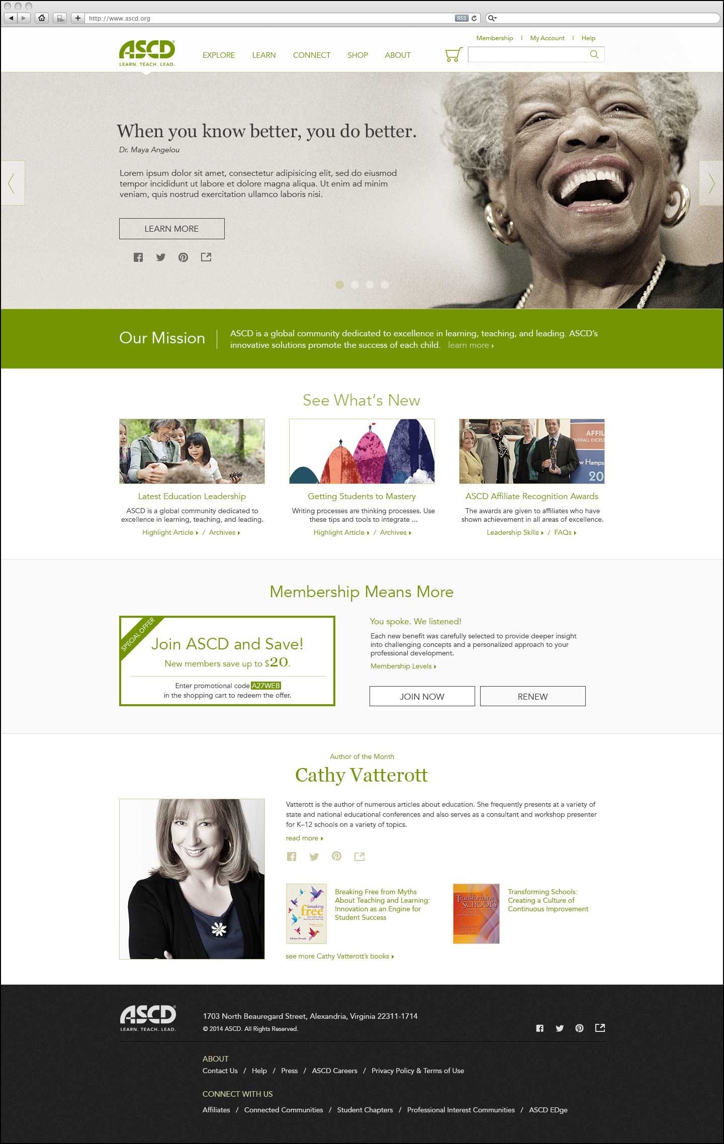 Home Page Template