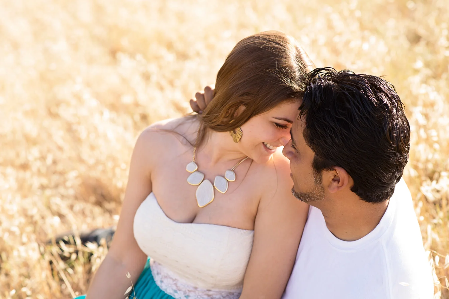 f27-photography-ventura-county-thousand-oaks-engagement-golden-field-forehead-touching.jpg