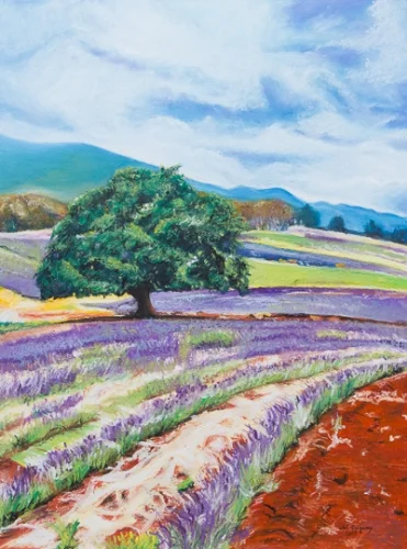 The smell of lavender