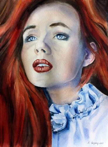 Awaiting - watercolor on watercolor paper (11x15 inches)