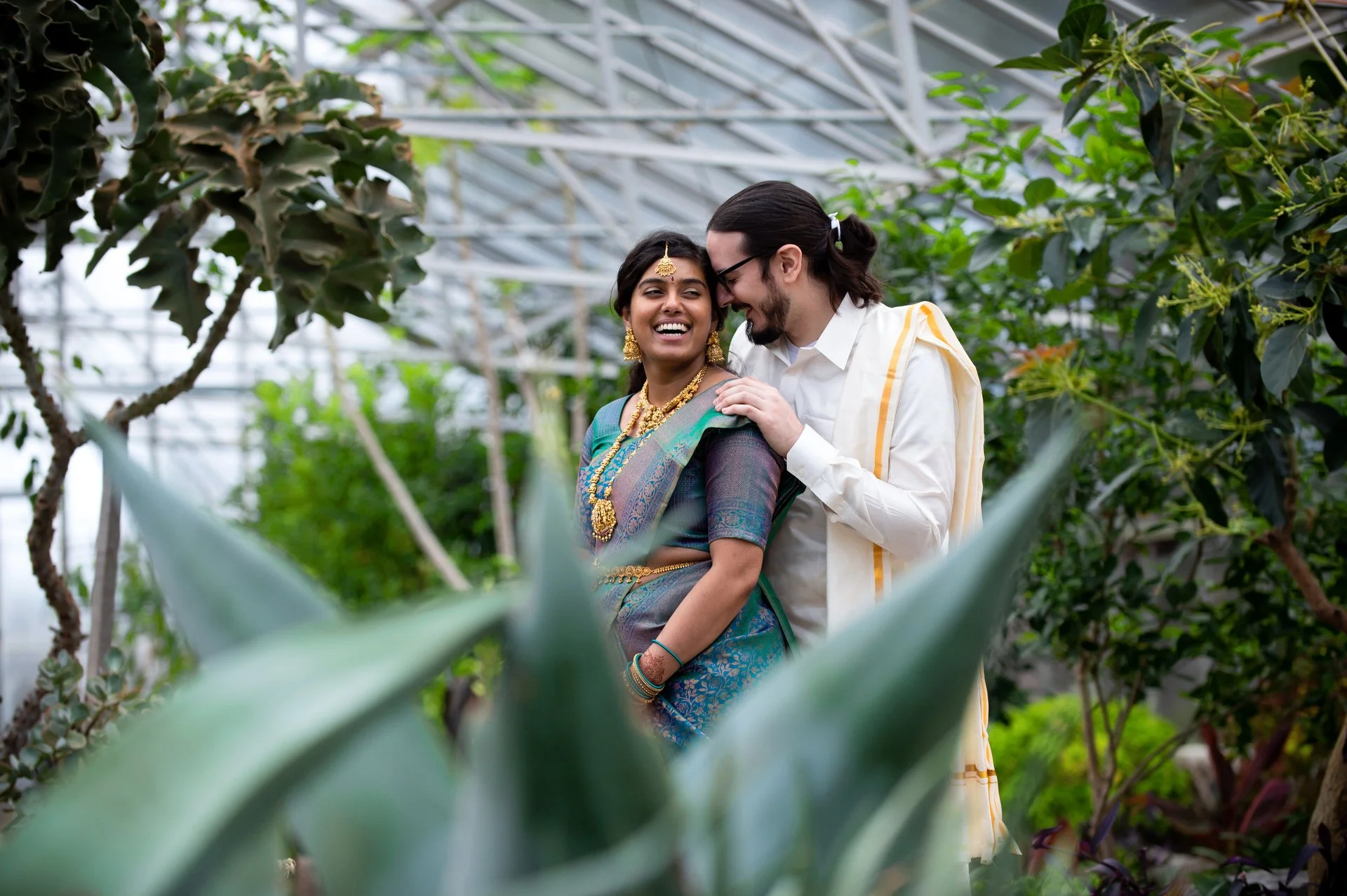 Arthi &amp; Greg's Roger Williams Botanical Center Wedding