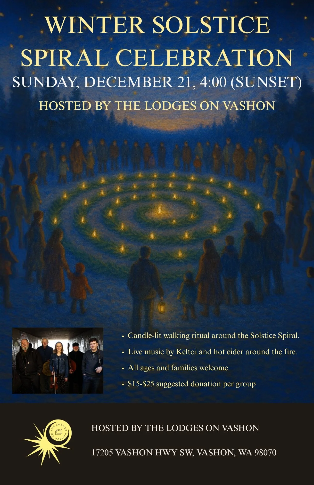 Winter Solstice Spiral Celebration