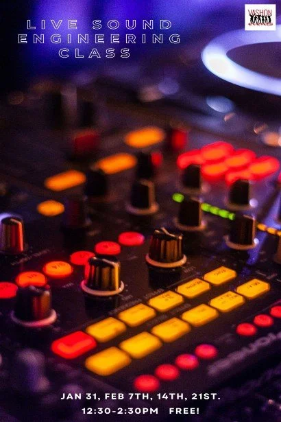 Live Sound Engineering Class at The Coop! 