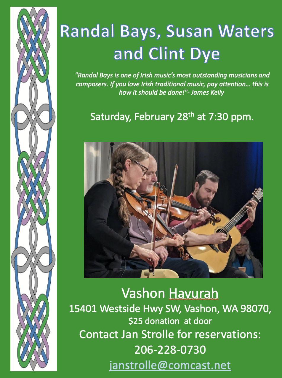 Randal Bays, Susan Waters and Clint Dye in Concert