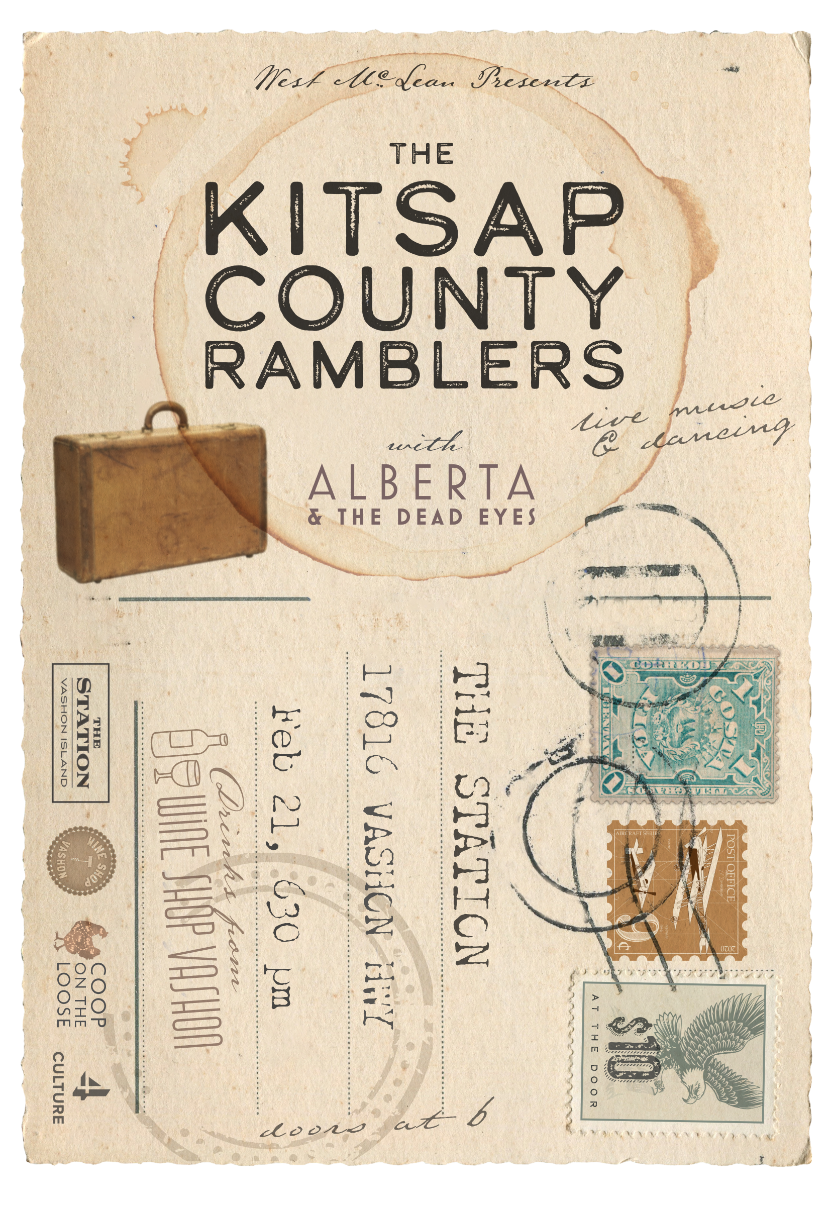 The Kitsap County Ramblers with Alberta &amp; The Dead Eyes
