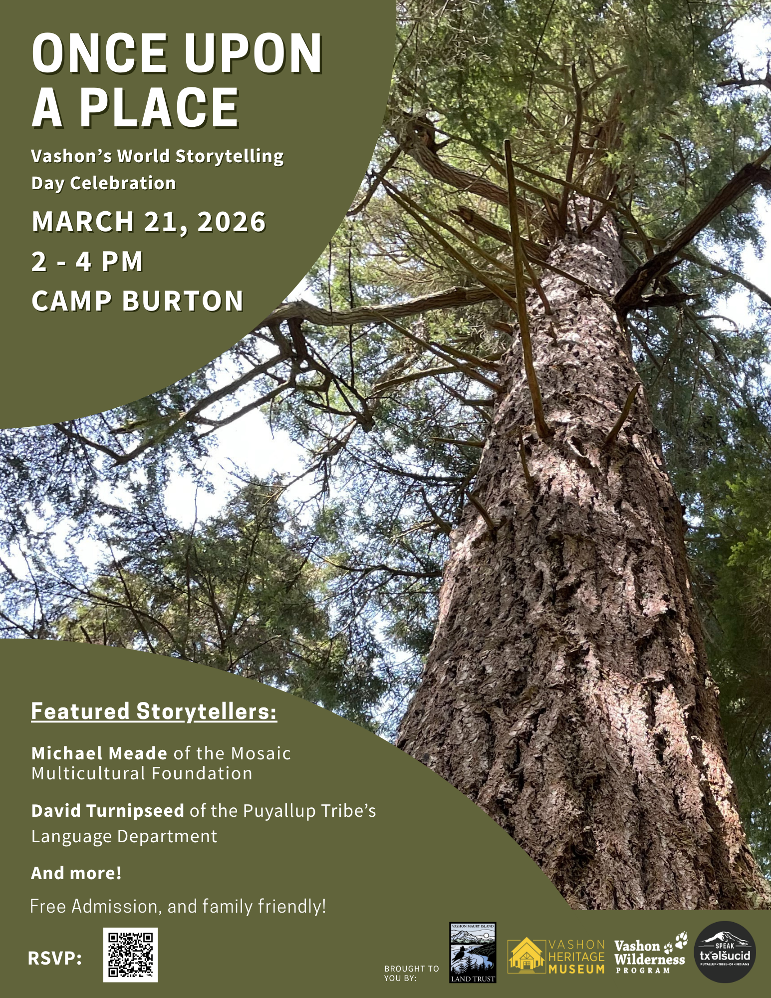 Once Upon a Place - Vashon's World Storytelling Day Celebration