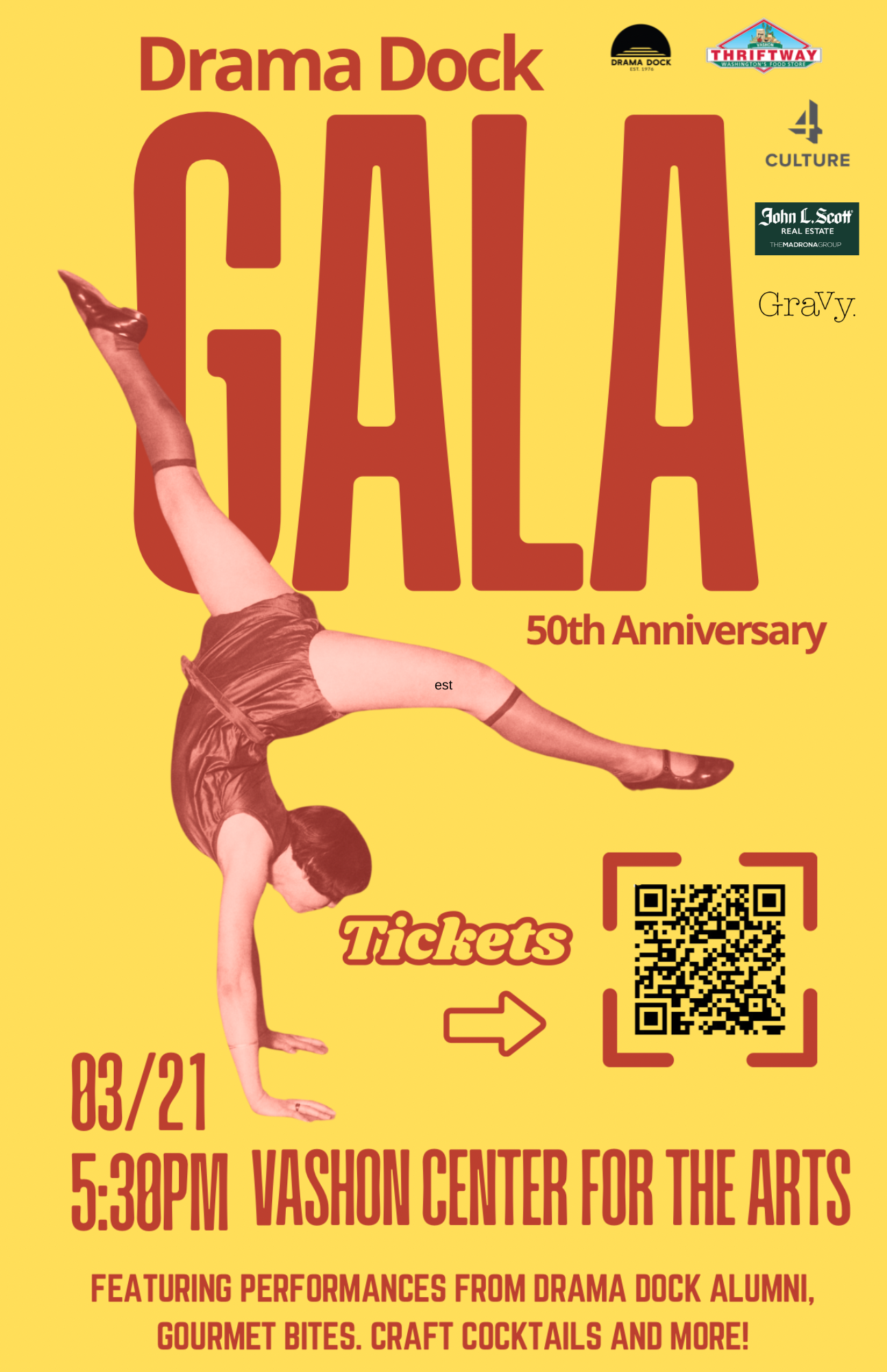 Drama Dock Marks 50 Years with Anniversary Gala