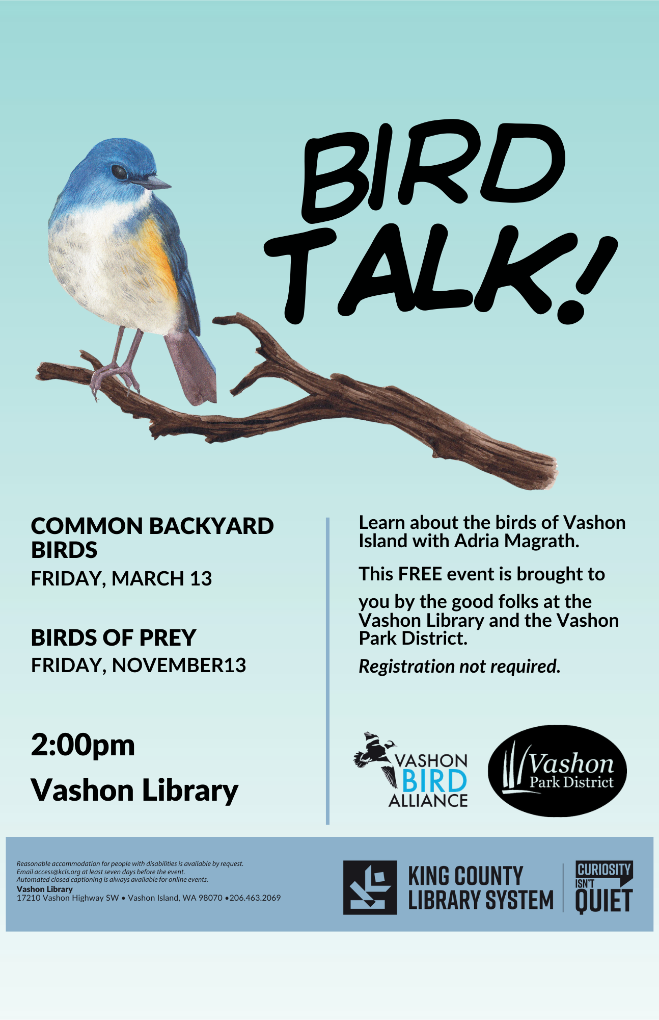 Bird Talk! - Common Backyard Birds