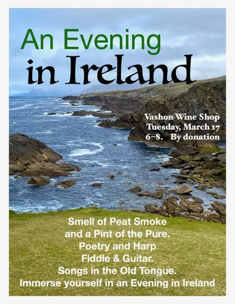 Evening in Ireland at Wine Shop Vashon