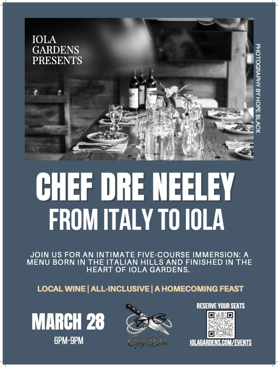 The Residency: Chef Dre Neeley | From Italy to Iola