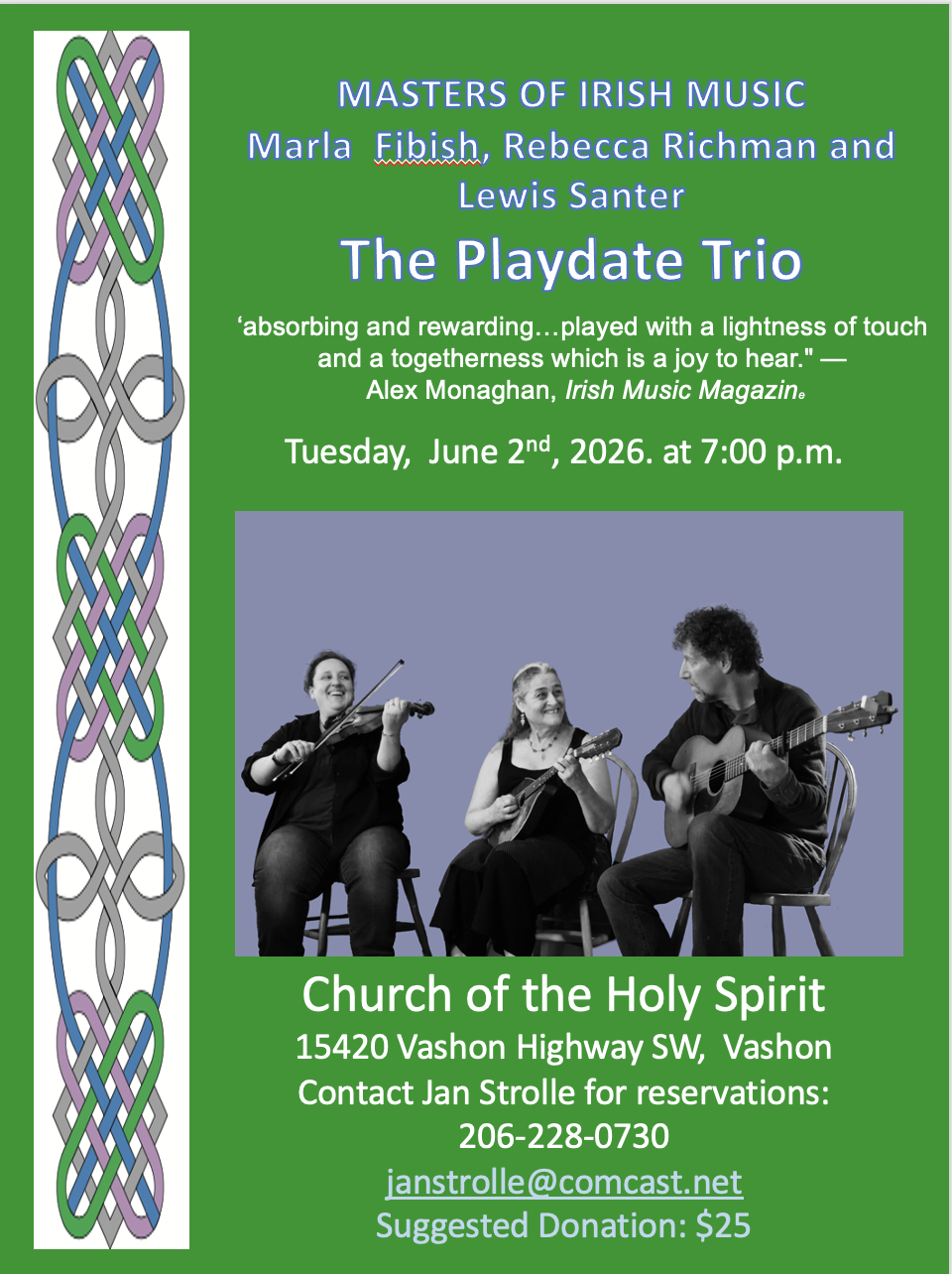 The Playdate Trio in Concert