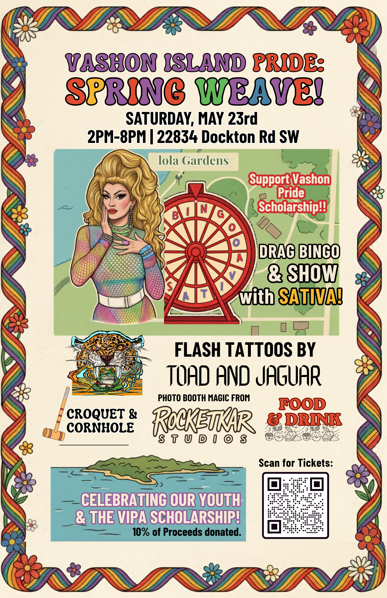 Vashon Spring Weave Pride Party