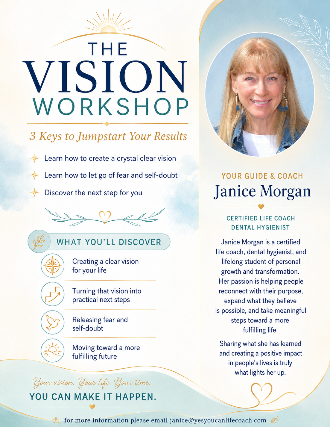 The Vision Workshop - 3 Keys to Jumpstart Your Results