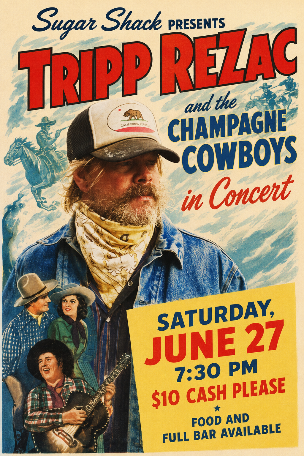 Tripp Rezac and the Champagne Cowboys