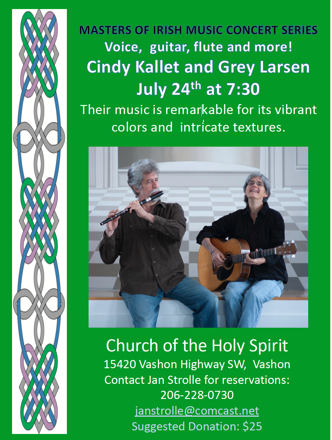 Cindy Kallet and Grey Larsen