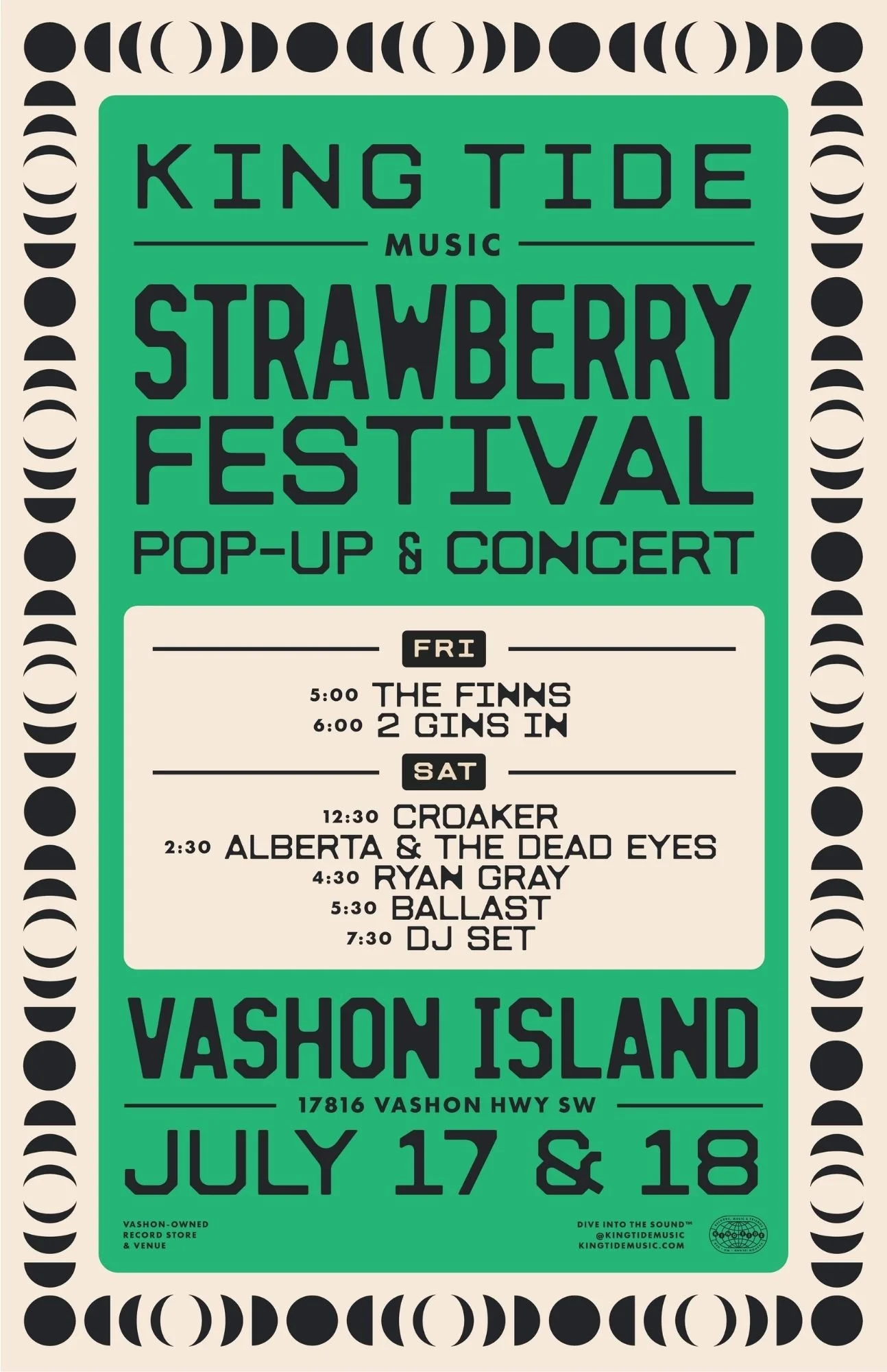 Strawberry Festival Pop-Up &amp; Concert at King Tide Music
