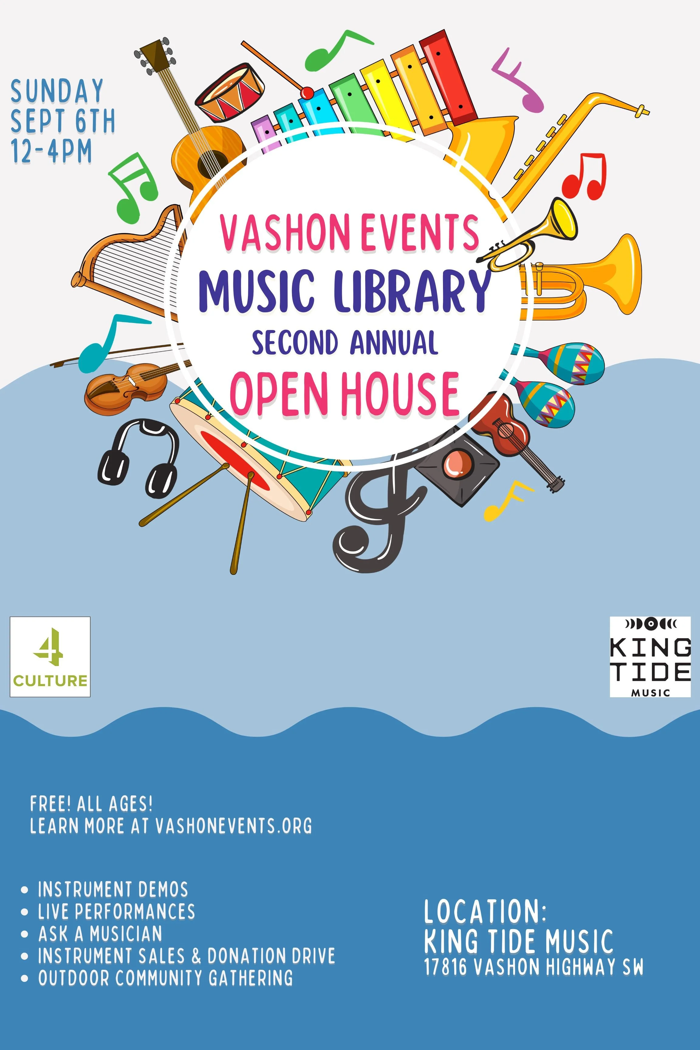 Vashon Events Music Instrument Open House