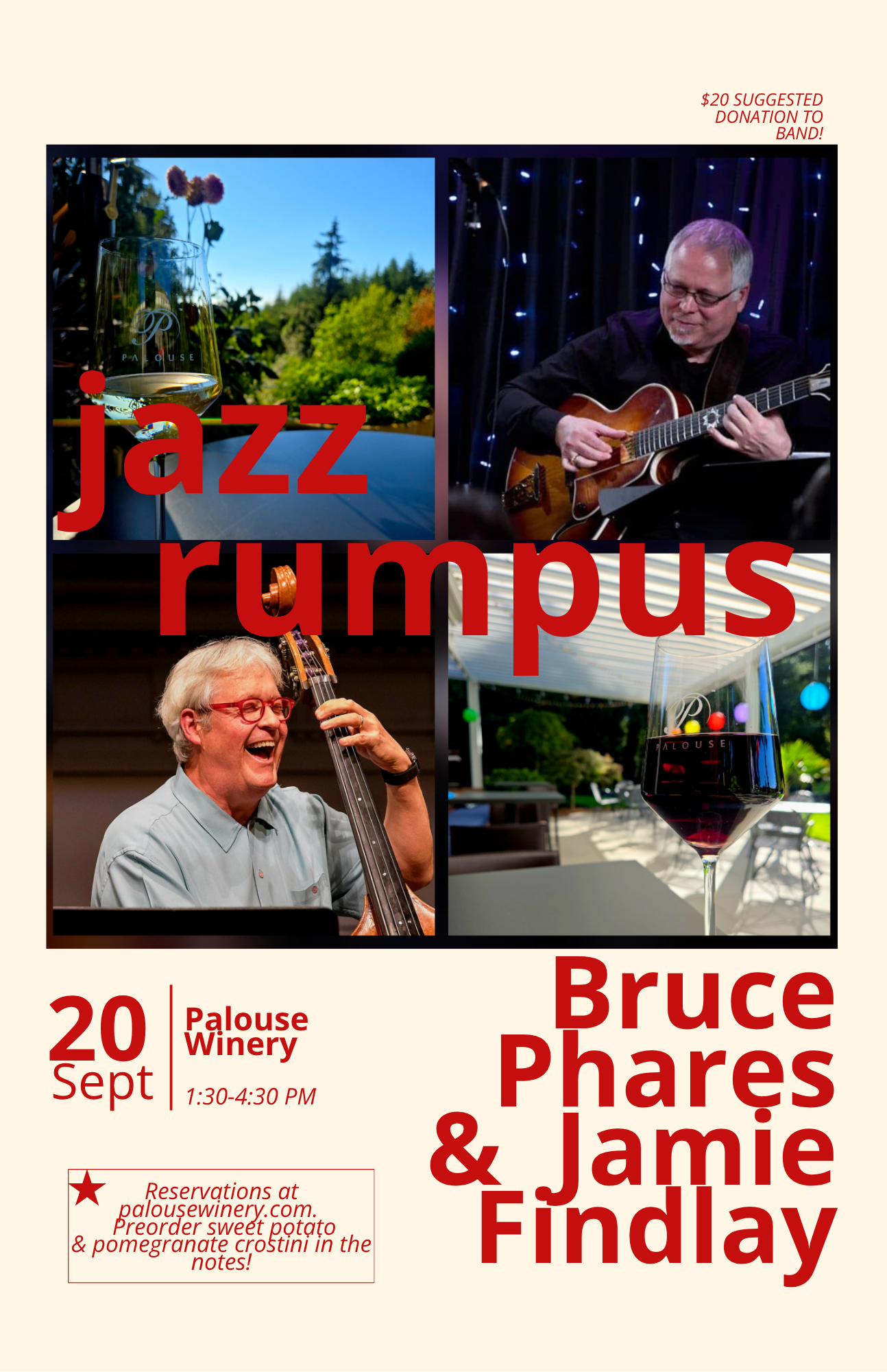 Jazz Rumpus in the Garden with Bruce Phares &amp; Jamie Findlay!