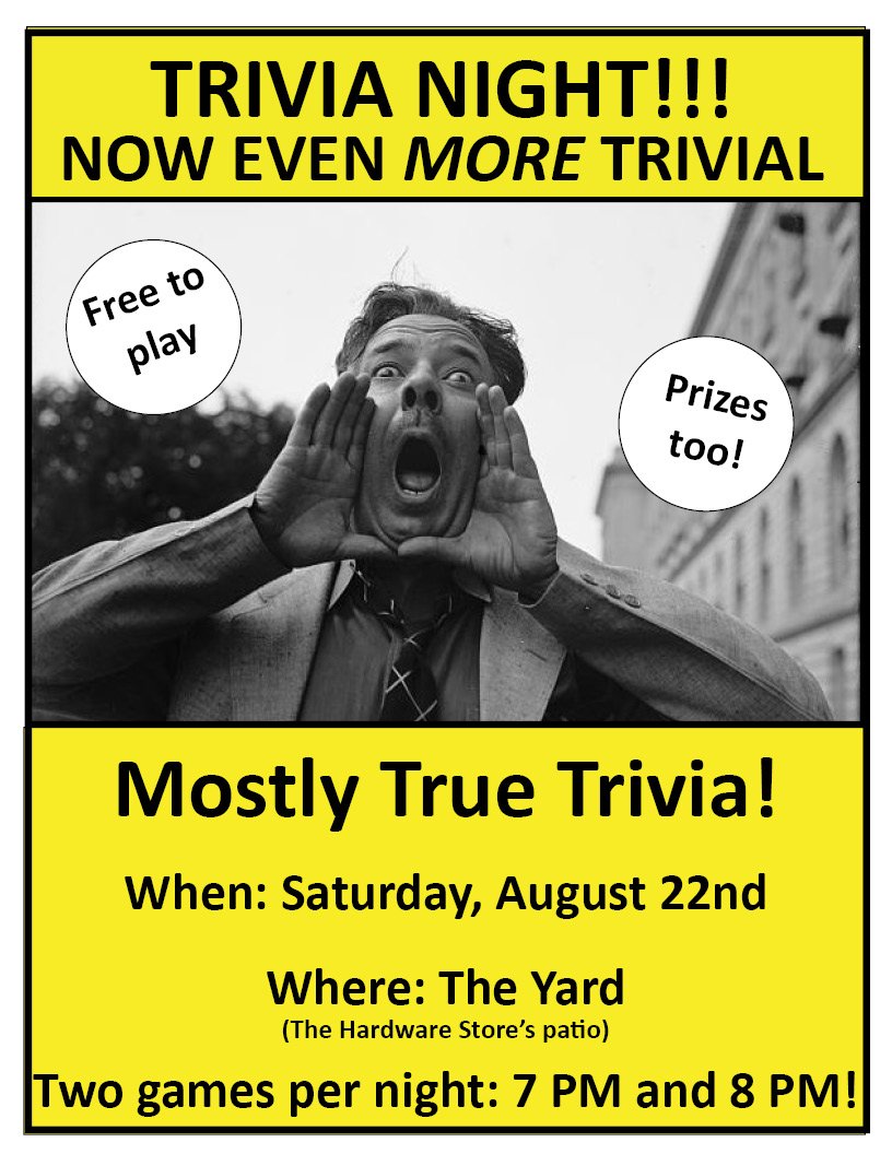 The Mostly True Trivia Games!