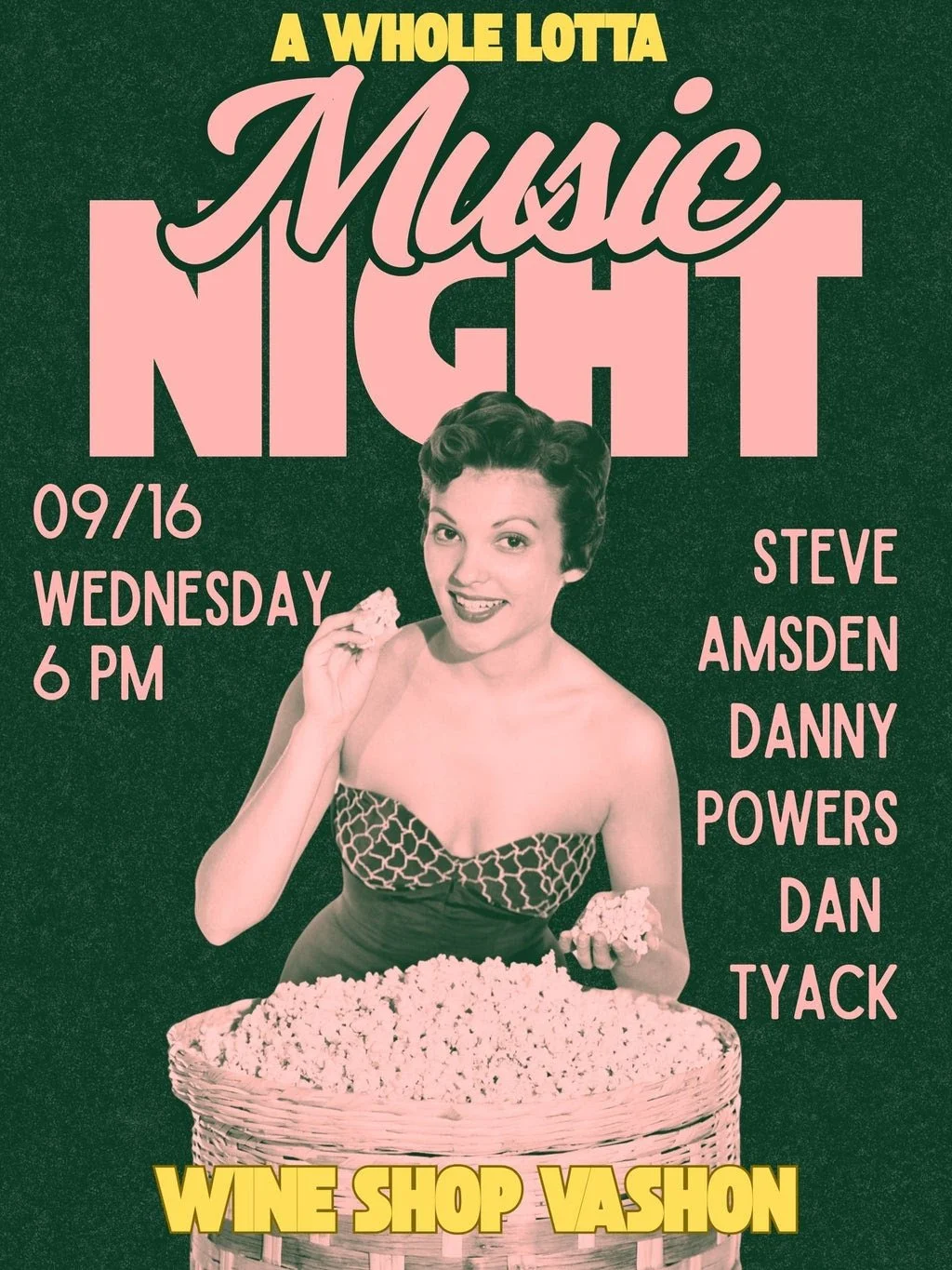 A Whole Lotta Music Night at The Wine Shop
