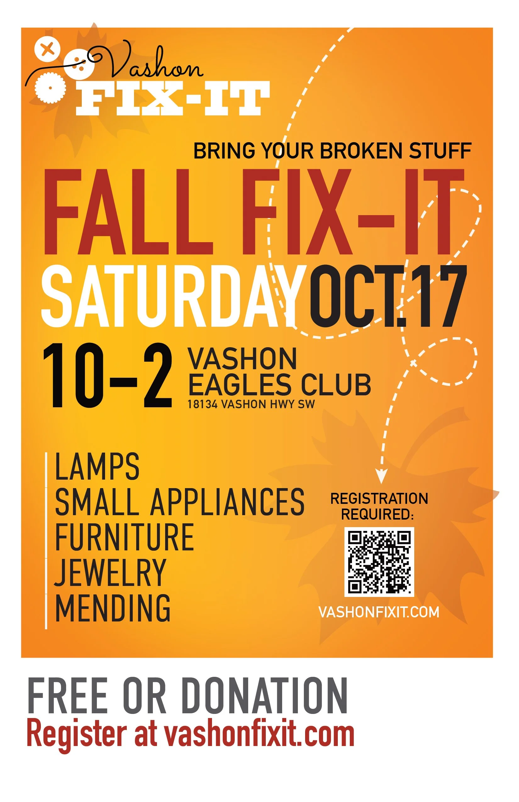 Fall Fix-It Café