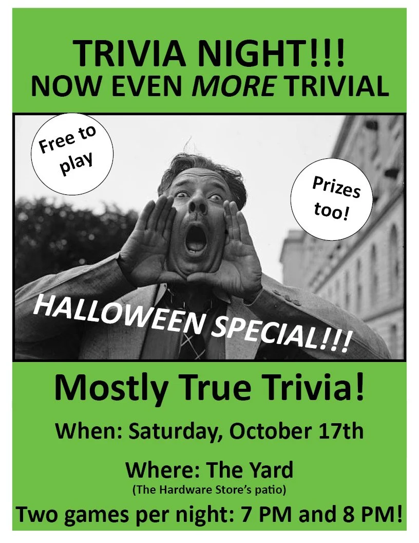 The Mostly True Trivia Games! Halloween Special!