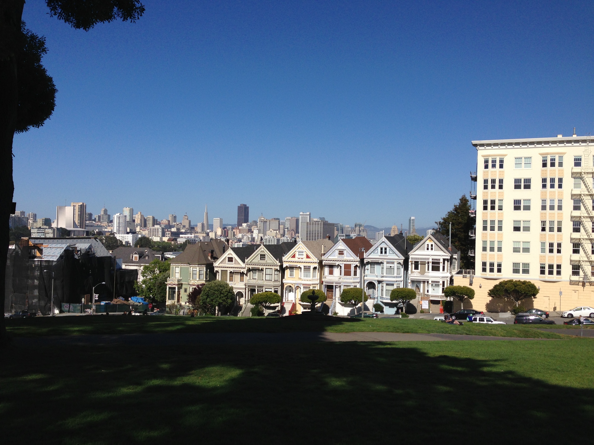 Obligatory Full House shot on a gorgeous day. Alamo Square is just a few blocks from the new place, which I will eventually take pictures of if it's ever clean. 