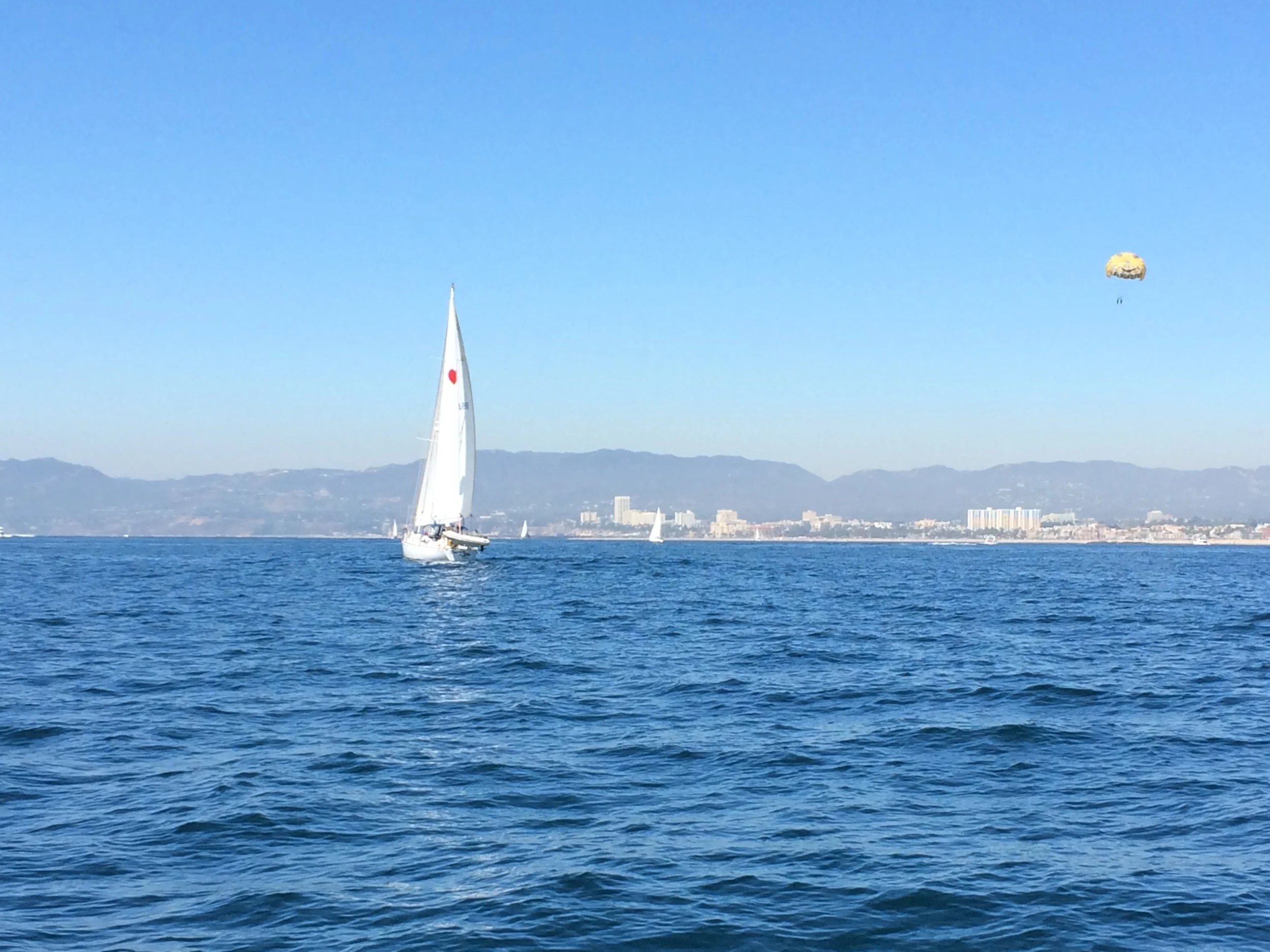 Maria took us sailing for a day. 