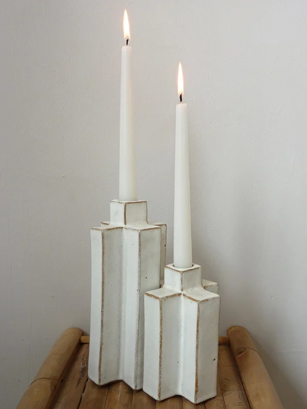 Cross candle holders