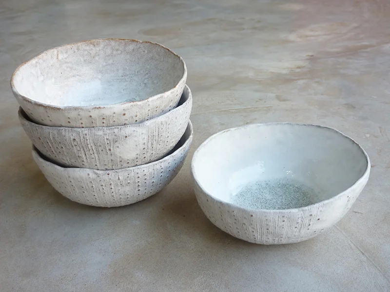 Small oval bowl-coral collection