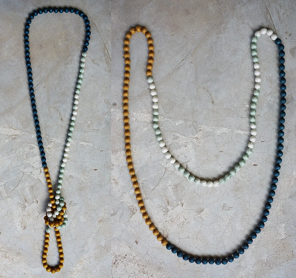 Dark ocean, mustard gold and light jade