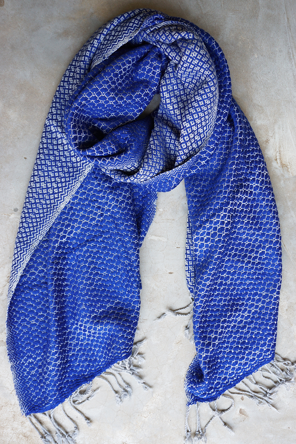 Blue with Pointers Scarf 