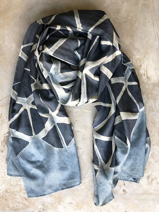 Grey blue & light dusty blue