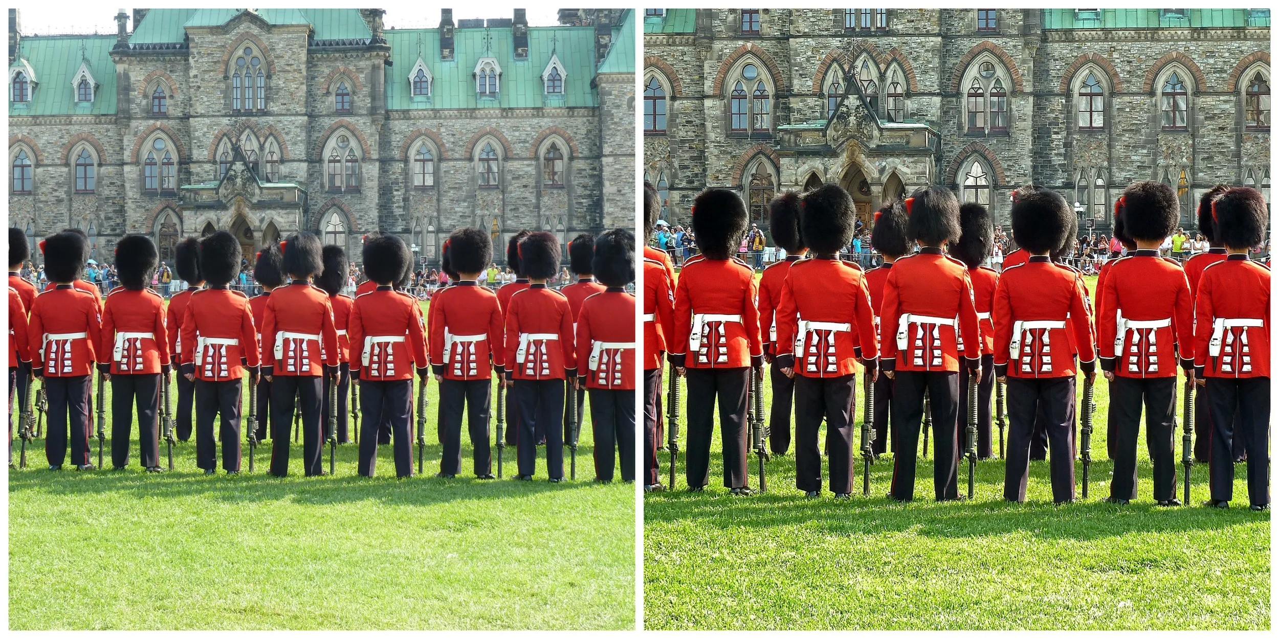 A before and after of one of my Ottawa photos using Pixelmator. Some croping and color correction goes a long way, even for a beginner. 
