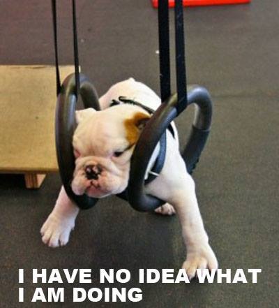 Sometimes trying to speak a new language can feel like this