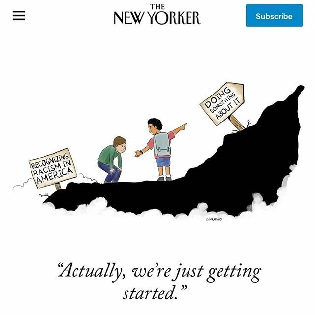 We've got work to do. 
Via @ckyourprivilege

Reposted from @varnadov I did today's @NewYorker cartoon. Just a heads up. - #regrann