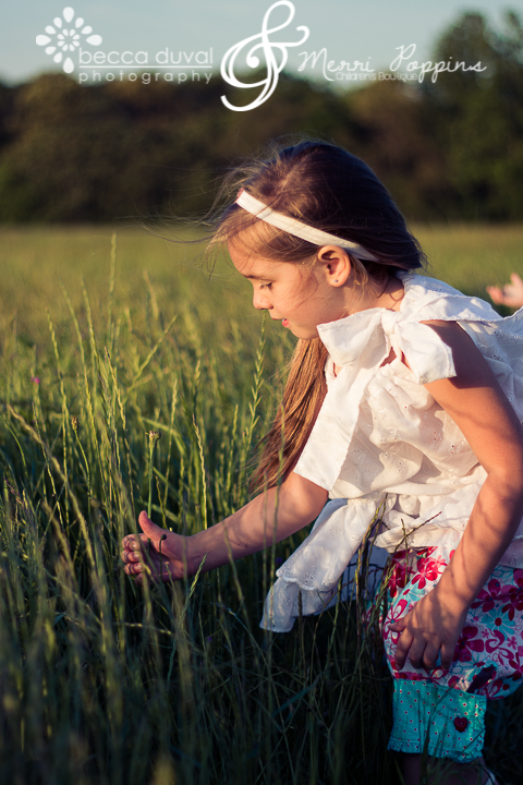 I will neither confirm nor deny that my daughter was in the background eating grass. And thanks to an artful crop, you all will never know!