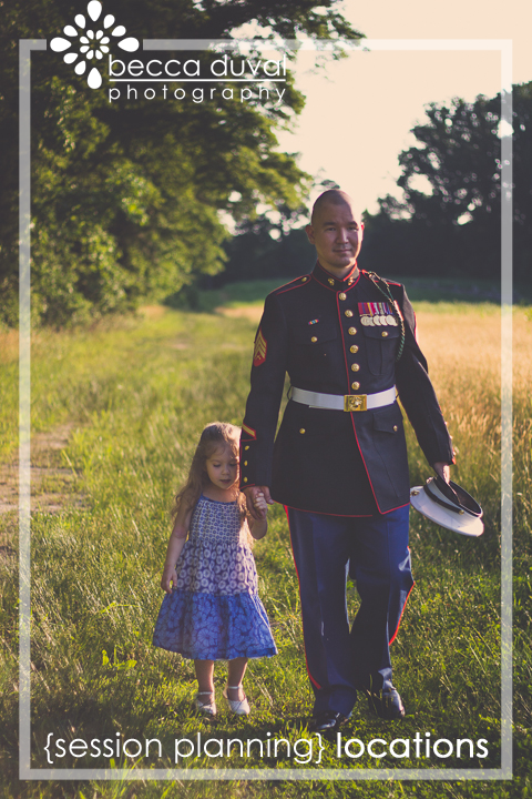 Where better to honor this Marine's service to our country, than at a nearby battlefield?